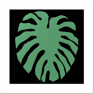 Monstera Leaf Posters and Art
